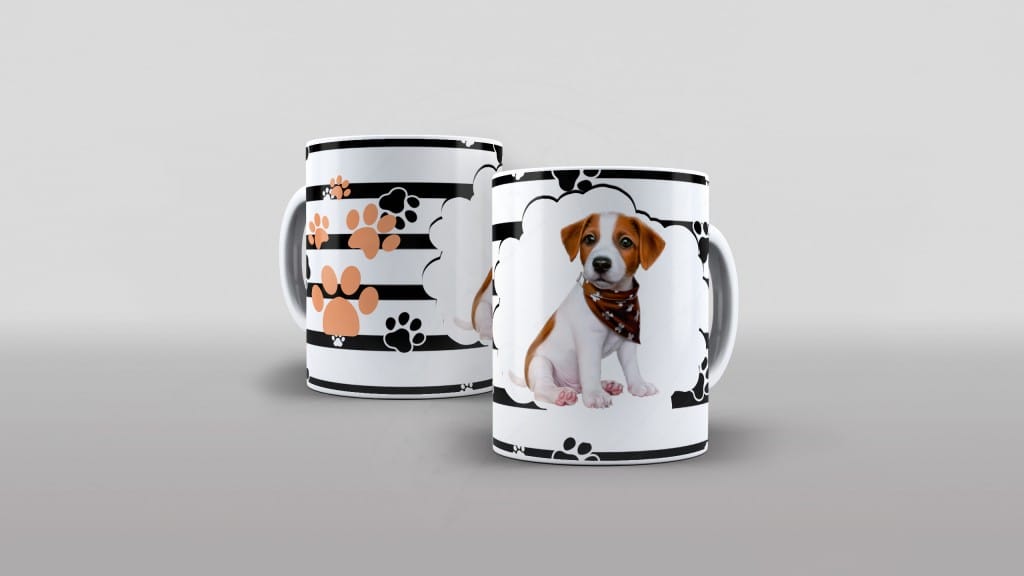 ESTAMPA PARA CANECA - CACHORRINHO-592