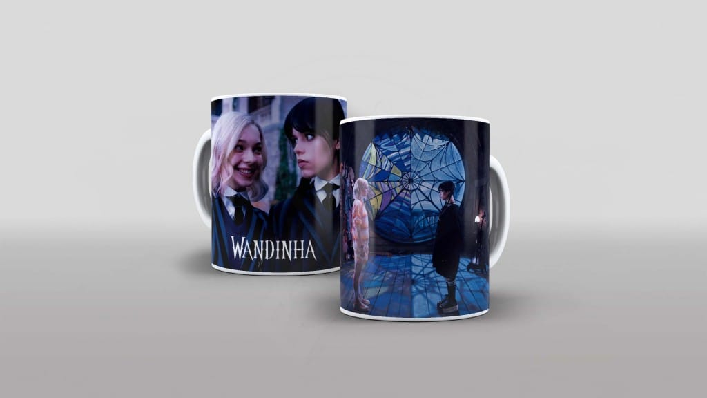 ARTE PARA CANECA - WANDINHA E ENID-768