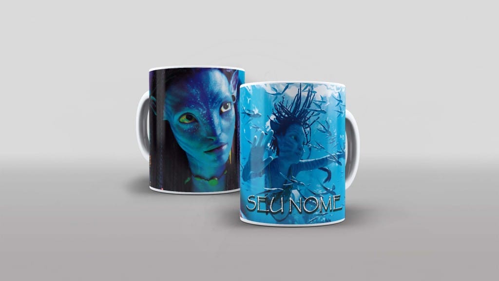 ARTE PARA CANECA COM NOME - AVATAR-955