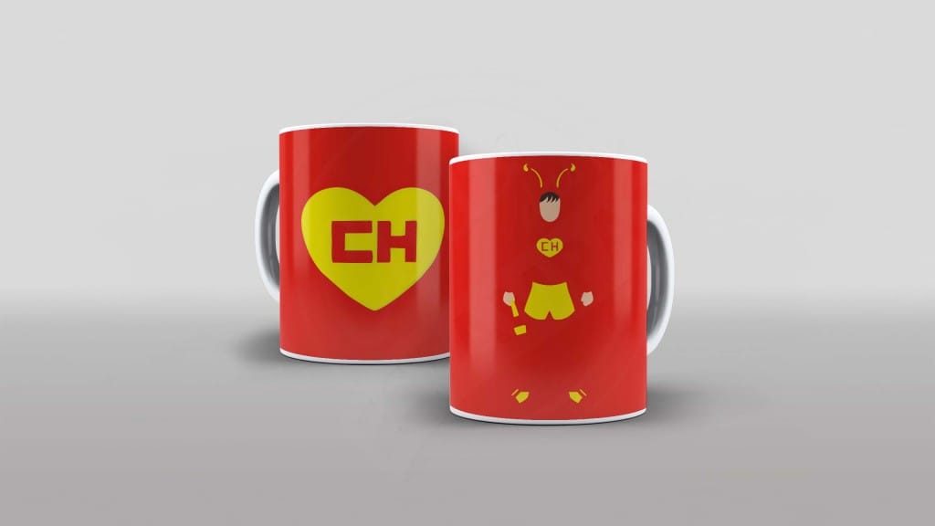ARTE PARA CANECA - CHAPOLIN COLORADO-1032