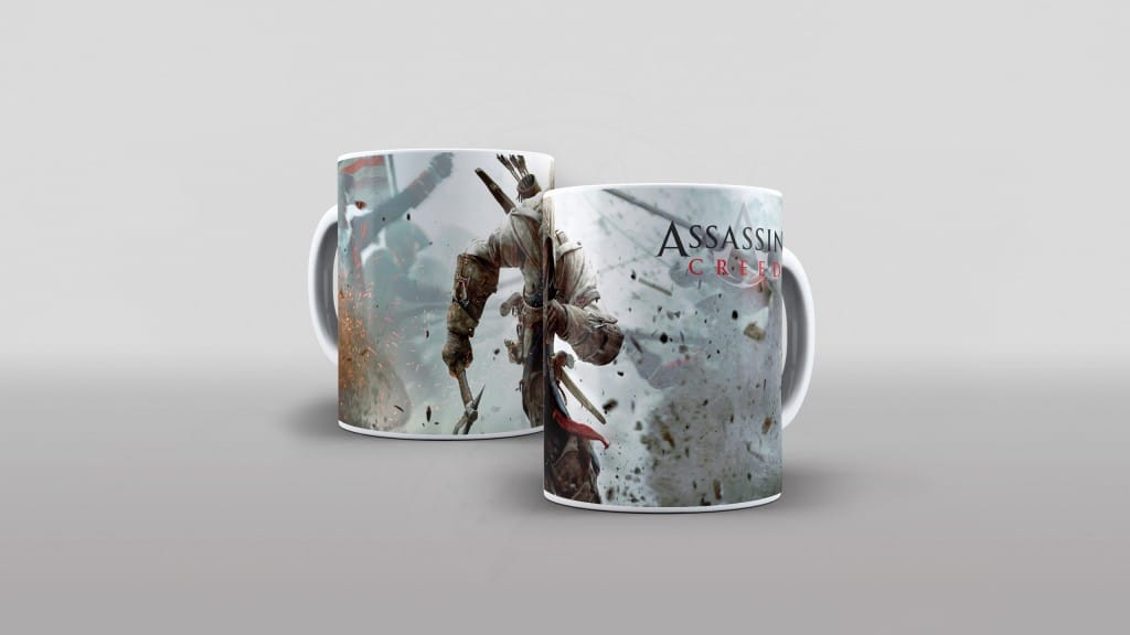 ARTE PARA CANECA ASSASSIN S CREED-1207