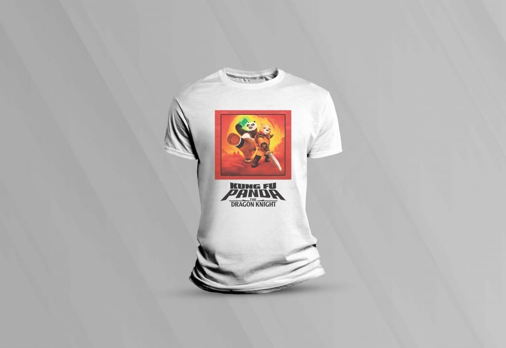 ARTE PARA CAMISETA - KUNG FU PANDA O CAVALEIRO DRAGÃO 2 TEMPORADA-1212
