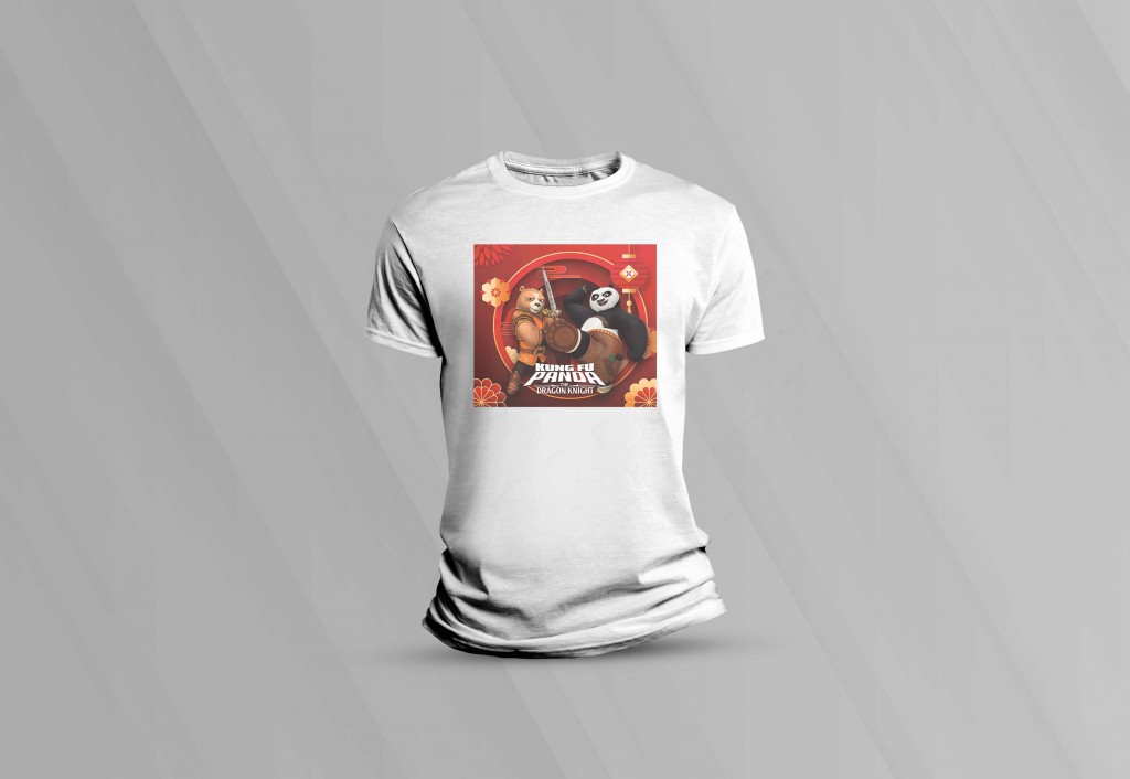 ARTE PARA CAMISETA - KUNG FU PANDA O CAVALEIRO DRAGÃO 2 TEMPORADA-1218