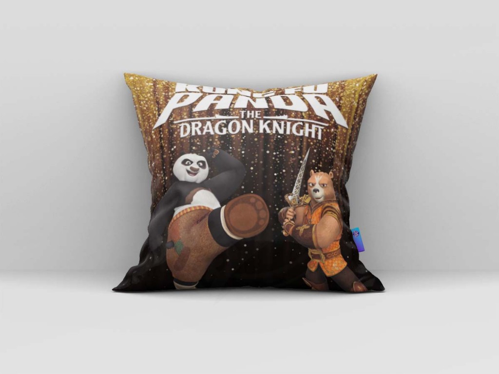 ARTE PARA ALMOFADA  - KUNG FU PANDA O CAVALEIRO DRAGÃO 2 TEMPORADA-1220