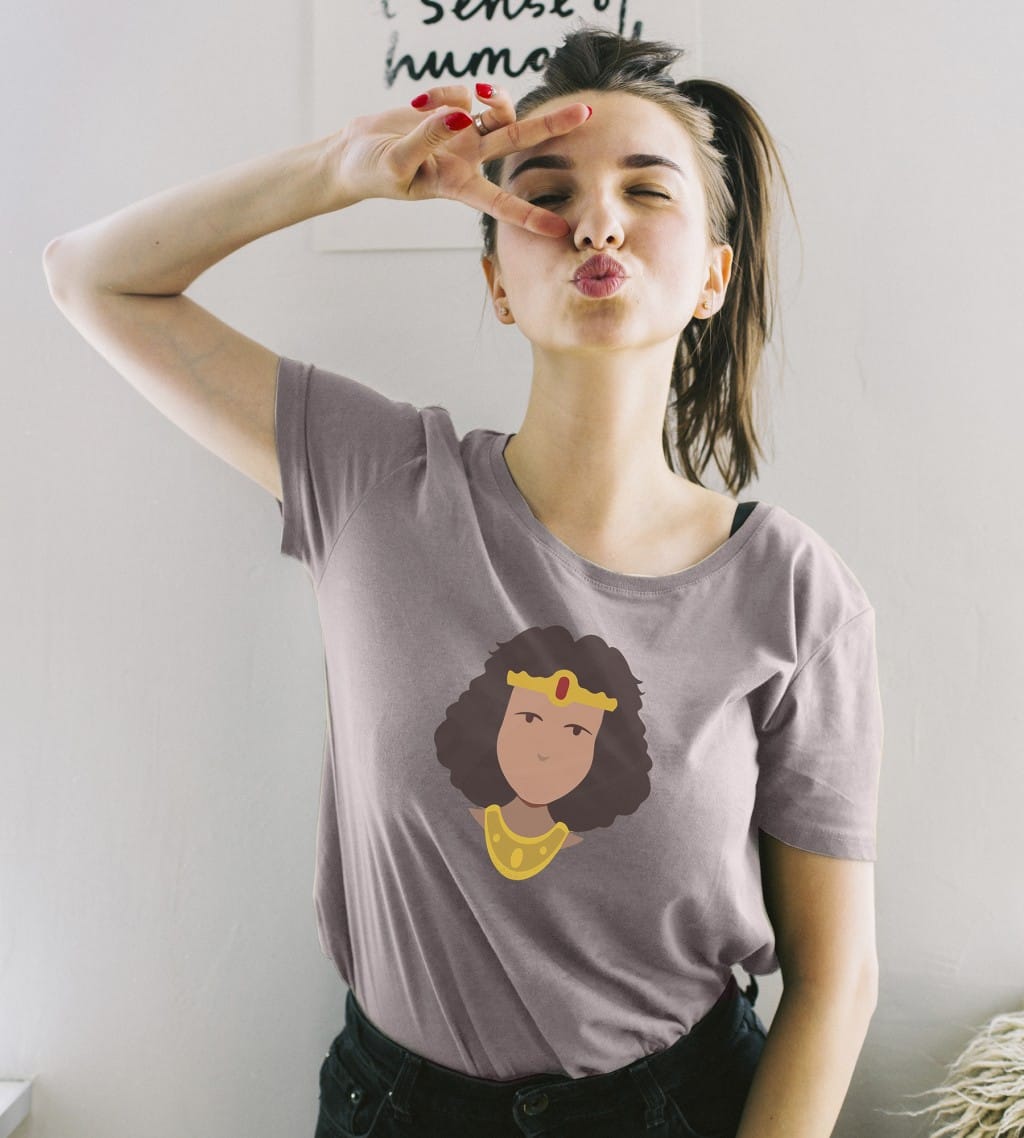 ARTE PARA CAMISETA DIANA - CAVERNA DO DRAGÃO-1370