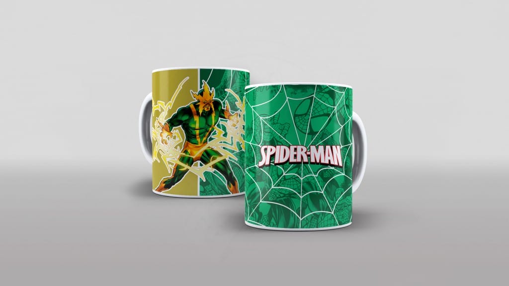 ARTE PARA CANECAS ELECTRO HOMEM ARANHA MD010-1392