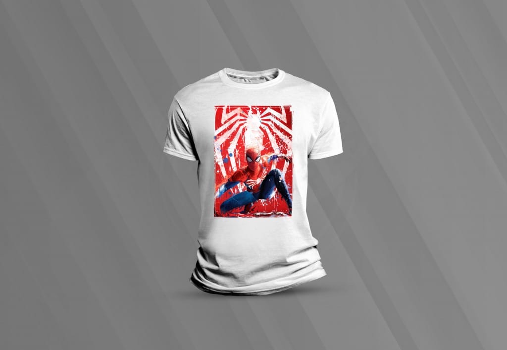 ARTE PARA CAMISETAS HOMEM ARANHA MD009-1408