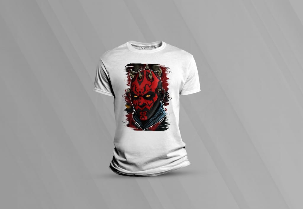 ARTE PARA CAMISETAS DARTH MAUL 2-1483