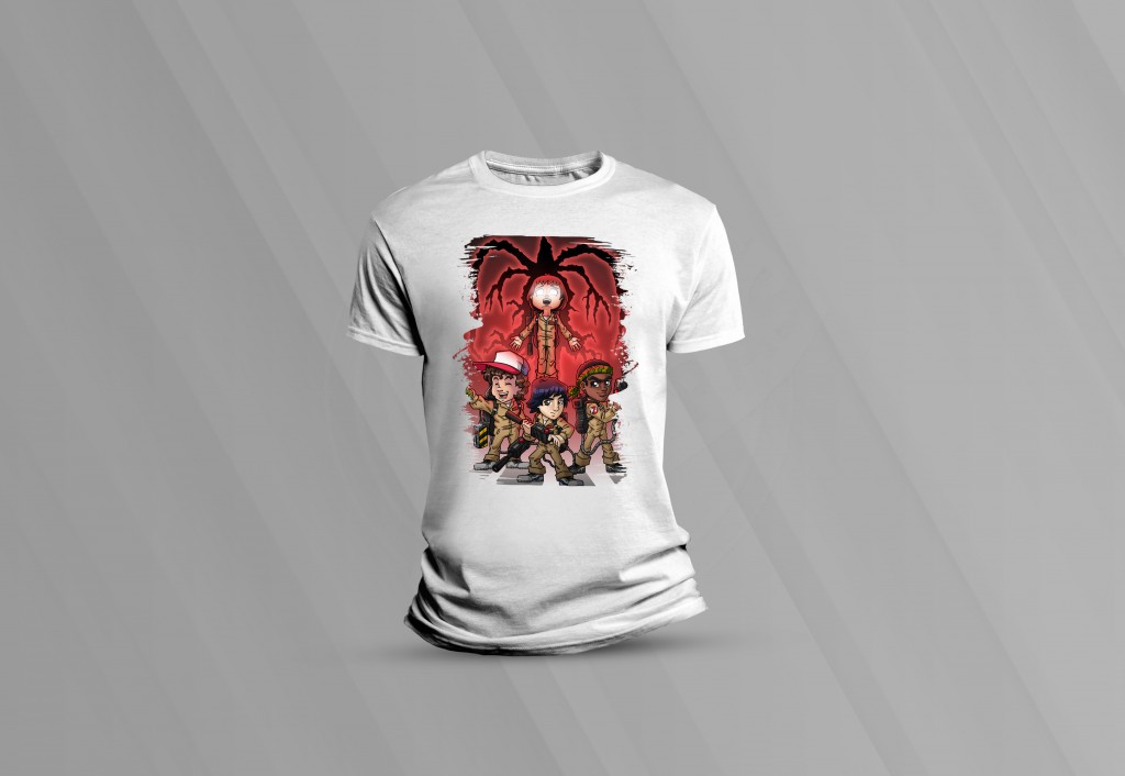 ARTE PARA CAMISETAS STRANGER THINGS (1-1643