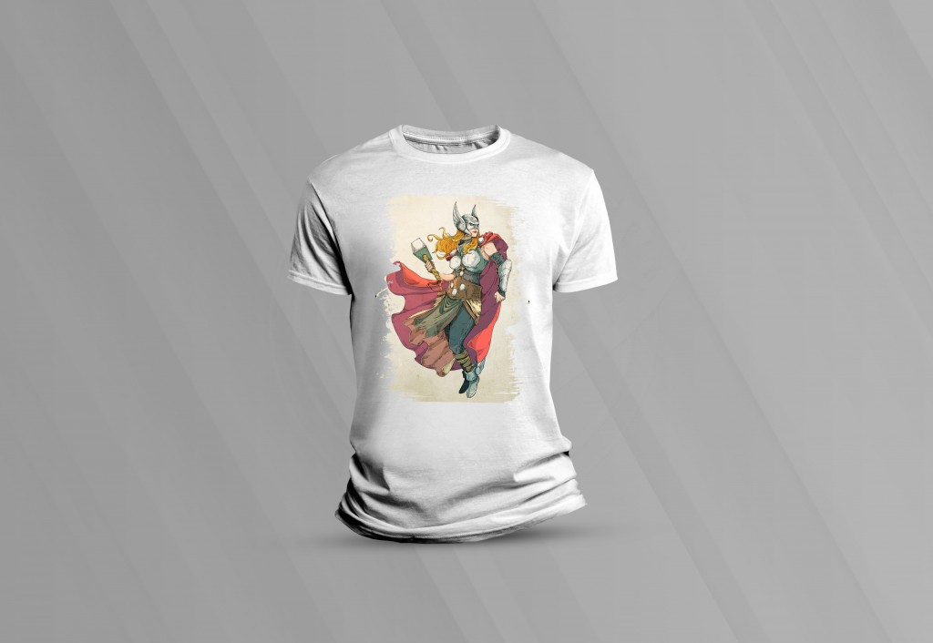 ARTE PARA CAMISETAS THOR FEME-1655