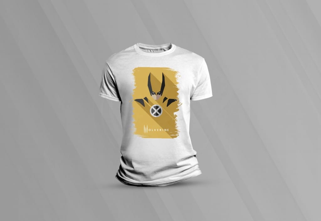 ARTE PARA CAMISETAS WOLVERINE 3-1678