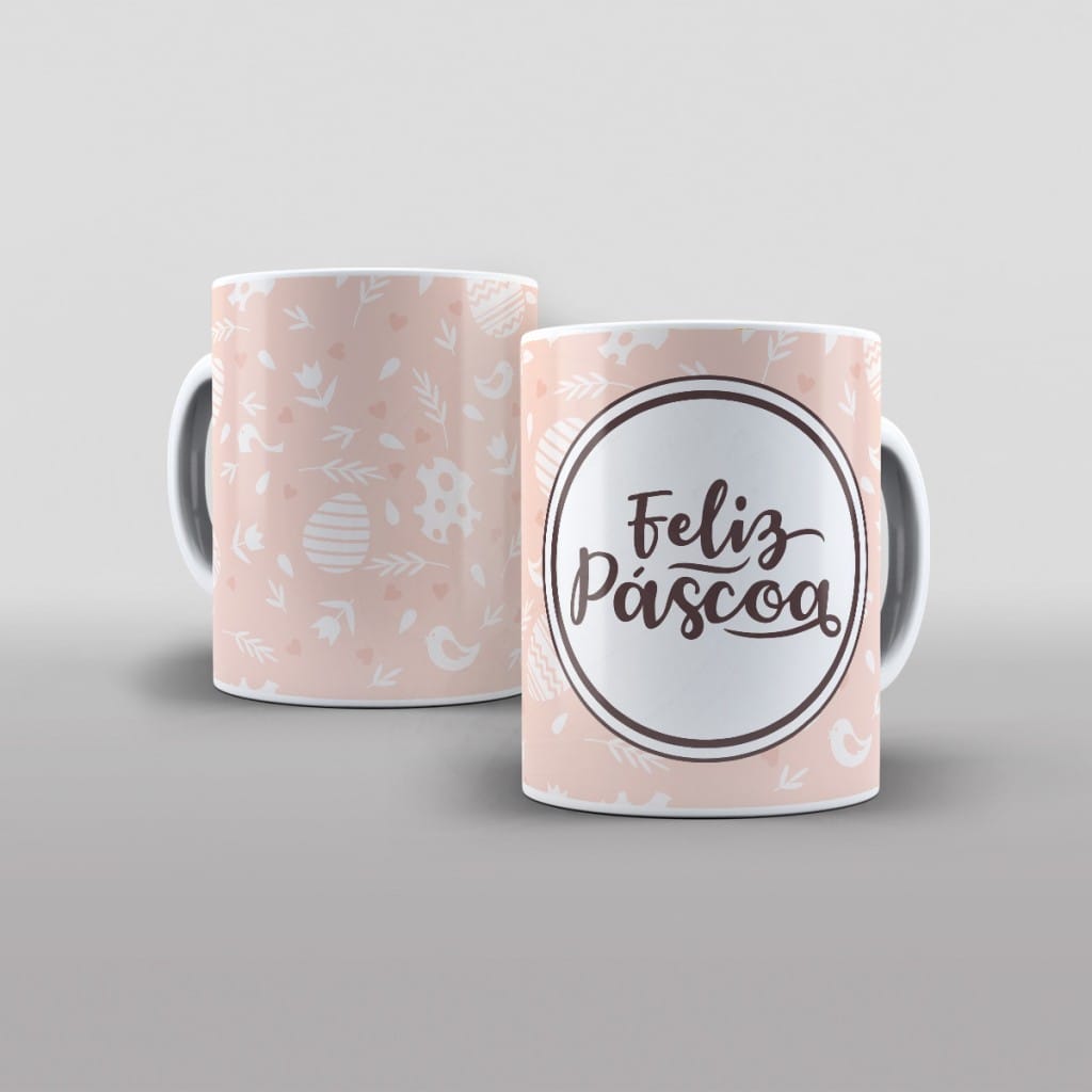ARTE PARA CANECAS FELIZ PÁSCOA 03 - 25-1721