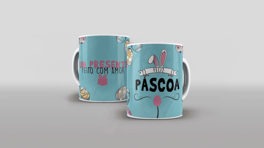 ARTE PARA CANECAS - FELIZ PÁSCOA 003-1840