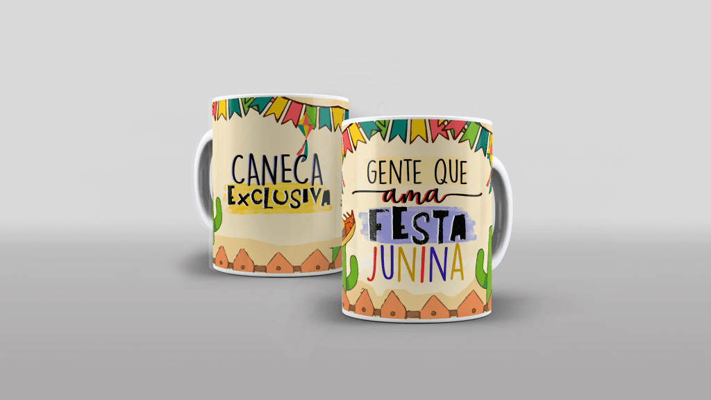 ARTE PARA CANECAS - GENTE QUE AMA FESTA JUNINA-2000