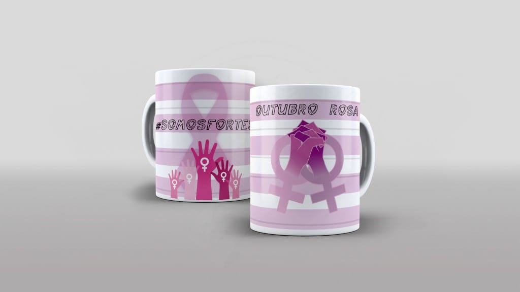 ARTE PARA CANECAS - OUTUBRO ROSA 001-2030