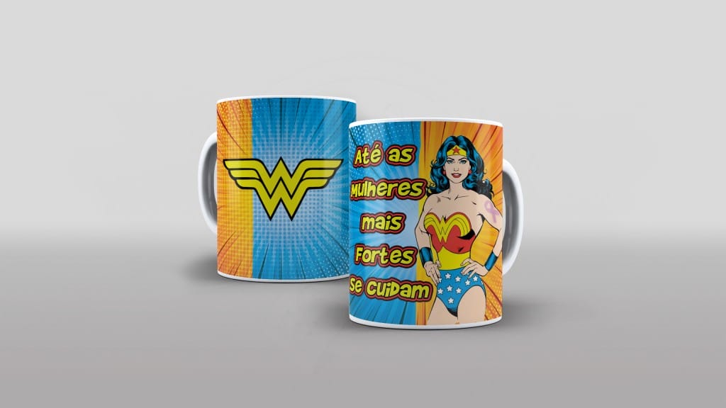 ARTE PARA CANECAS - MULHER MARAVILHA - OUTUBRO ROSA-2033