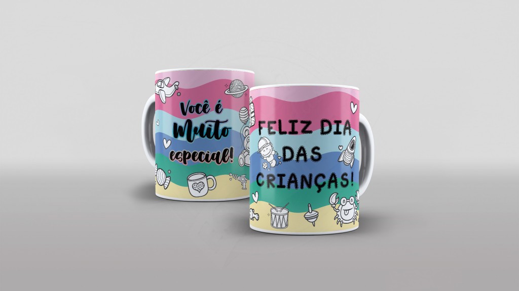 ARTE PARA CANECAS - DIA DAS CRIANÇAS - VOCÊ É MUITO ESPECIAL-2047