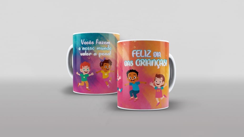 ARTE PARA CANECAS - DIAS DAS CRIANÇAS - VOCÊS FAZEM O NOSSO DIA-2049