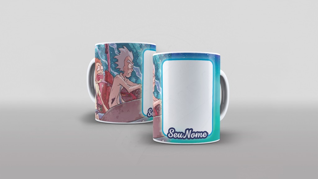 ARTE PARA CANECAS - RICKY E MORTY 3-2090