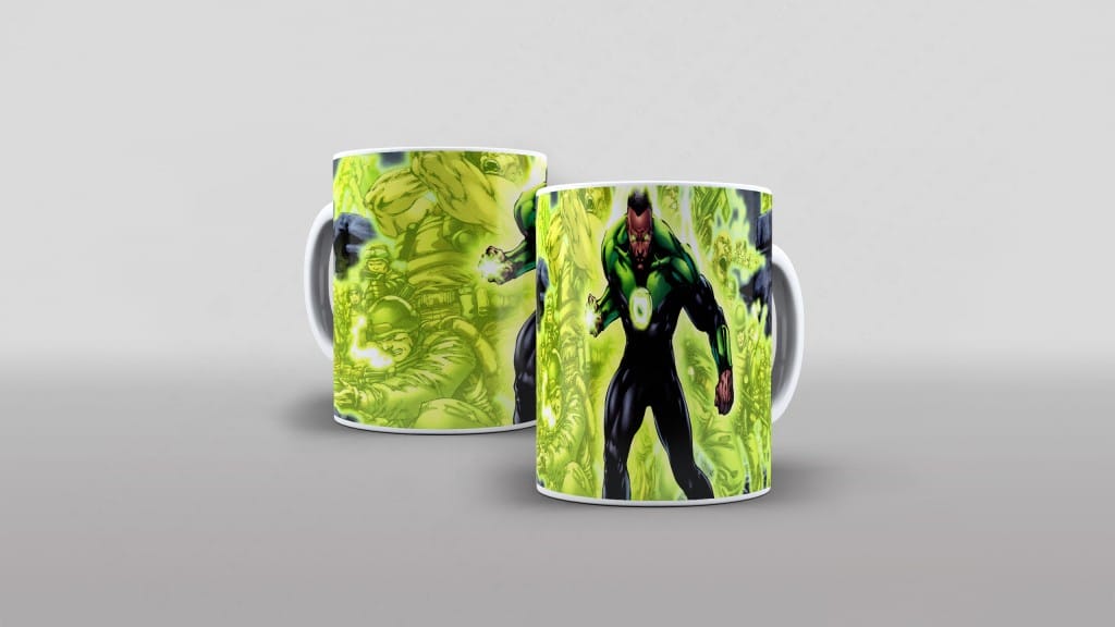 ARTE PARA CANECA LANTERNA VERDE-2631