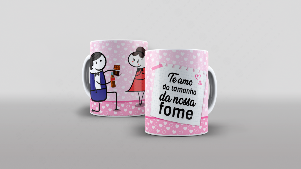 ARTE PARA CANECAS - FLORK TE AMO DO TAMANHO DA NOSSA FOME-2696