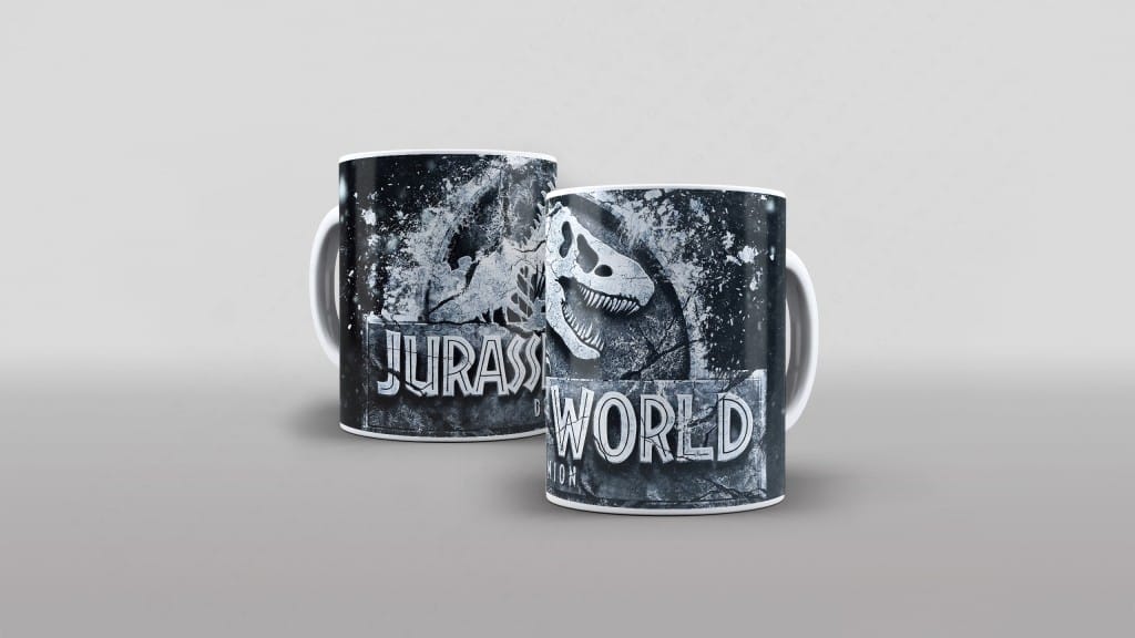 ARTE PARA CANECA - JURASSIC WORLD - DOMÍNIO-2850