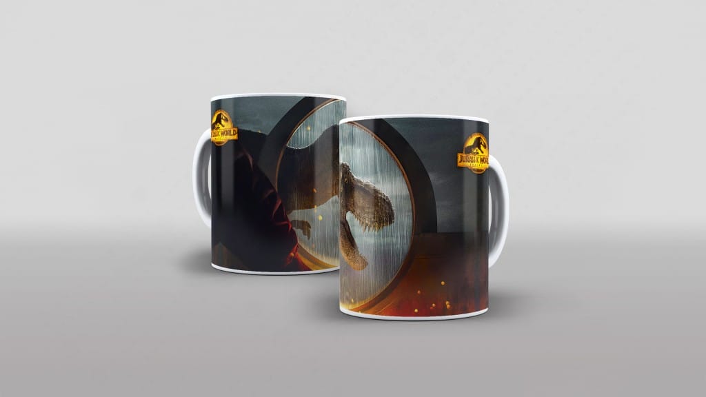 ARTE PARA CANECA - JURASSIC WORLD - DOMÍNIO-2851