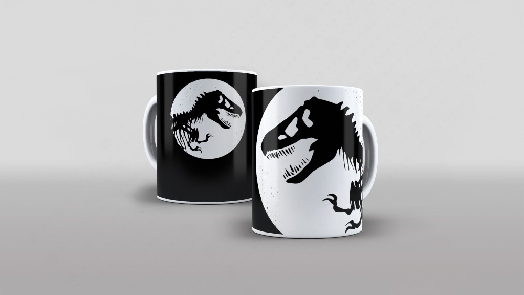 ARTE PARA CANECA - JURASSIC WORLD - DOMÍNIO-2860
