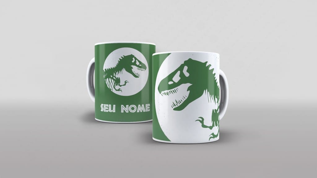 ARTE PARA CANECA - JURASSIC WORLD - DOMÍNIO-2867