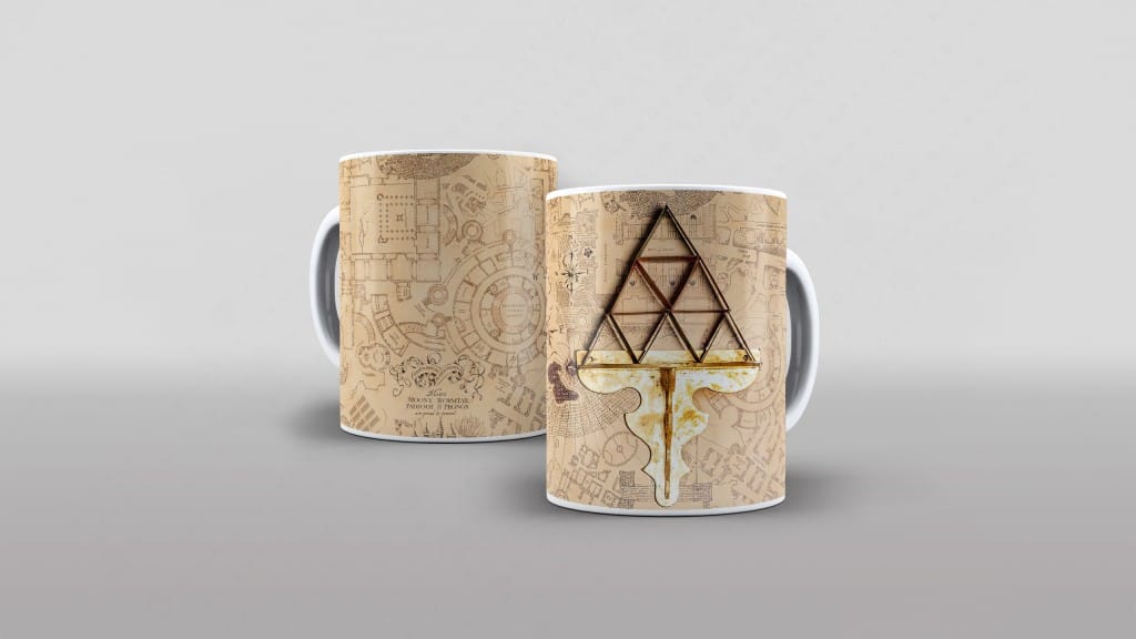 ARTE PARA CANECA - MAPAS HARRY POTTER-2881