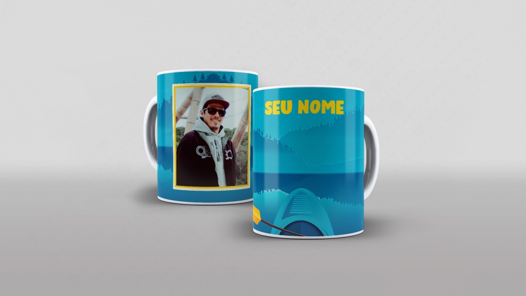 ARTE PARA CANECA CANOAGEM CAIAQUE-2928