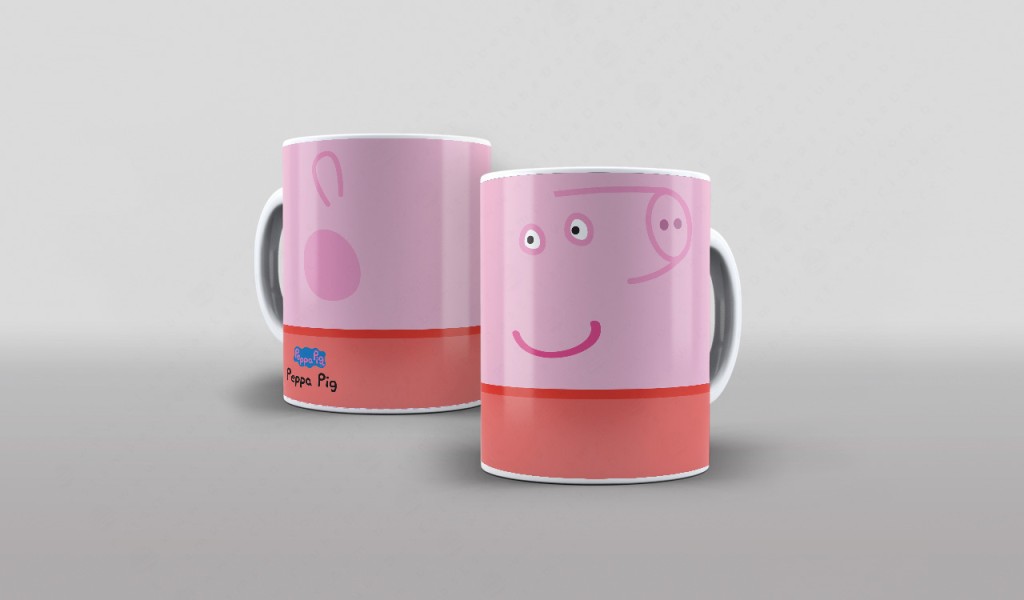ARTE PARA CANECA - PEPPA PIG-3001