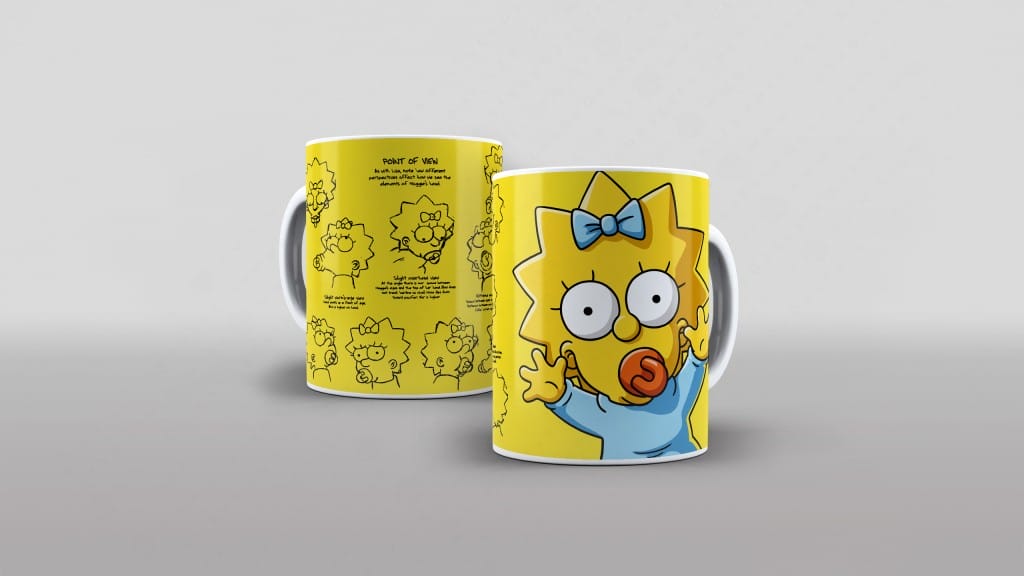 ARTE PARA CANECA OS SIMPSONS - COLEÇÃO-3032