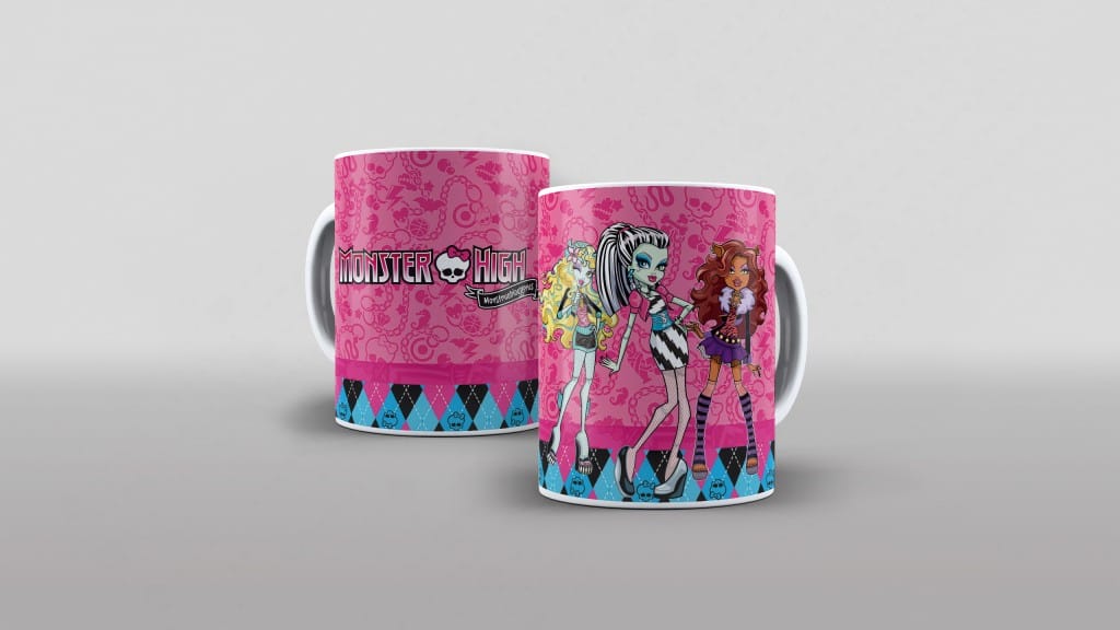 ARTE PARA CANECA MONSTER HIGH-3049