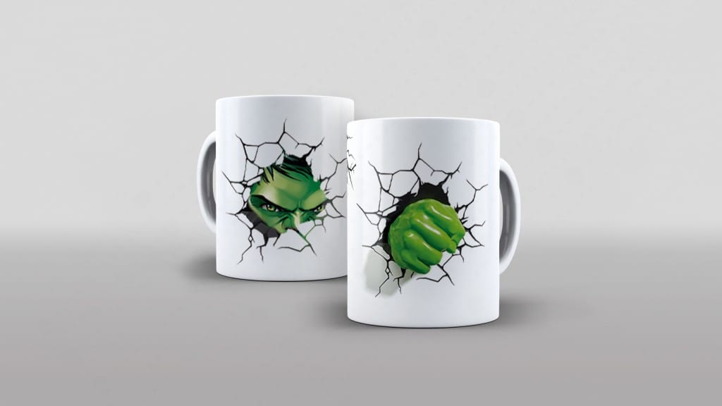 ARTE PARA CANECA - HULK FURIOSO-3062