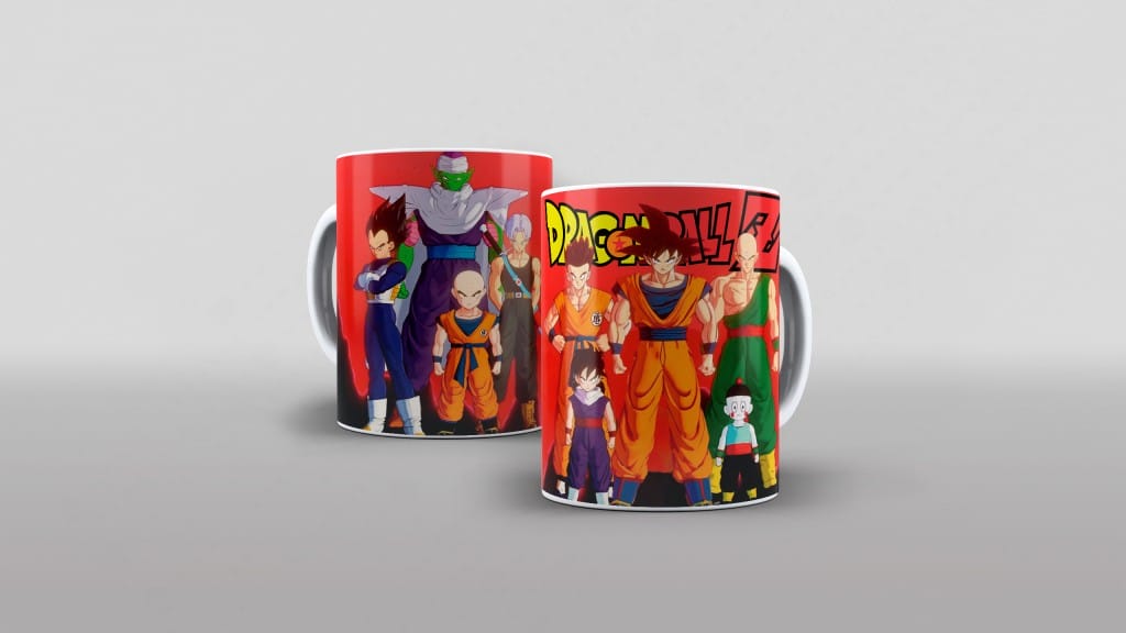 ARTE PARA CANECA - DRAGON BALL Z-3068