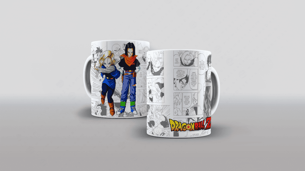 ARTE PARA CANECA - DRAGON BALL-3151