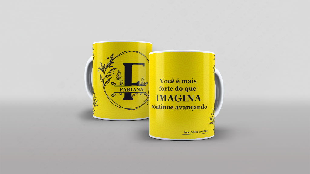 ARTE PARA CANECA COM NOME - VOCÊ É MAIS FORTE DO QUE IMAGINA-3256