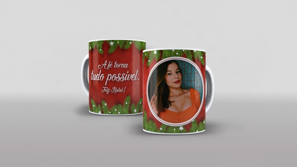 ARTE PARA CANECA - A FÉ TORNA TUDO POSSÍVEL-3339