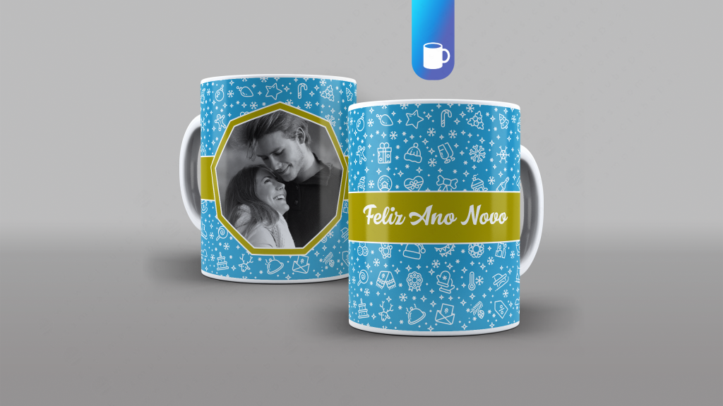 ARTE PARA CANECA - FELIZ ANO NOVO-3387
