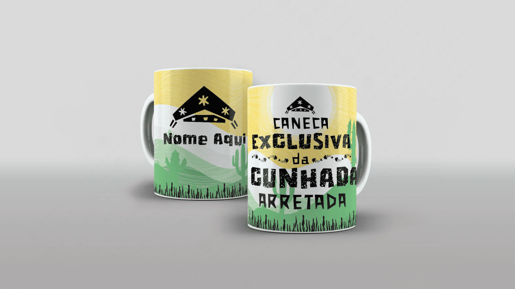 ARTE PARA CANECA CUNHADA  - COLEÇÃO FAMÍLIA ARRETADA-3448