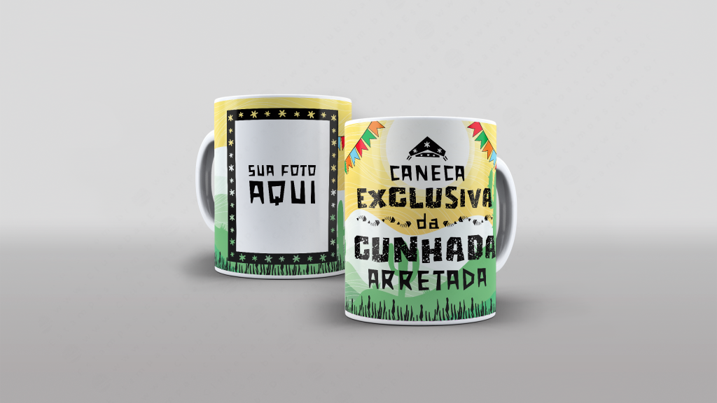 ARTE PARA CANECA CUNHADA - COLEÇÃO FAMÍLIA ARRETADA-3452