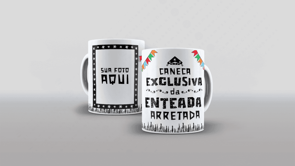 ARTE PARA CANECA ENTEADA - COLEÇÃO FAMÍLIA ARRETADA-3460