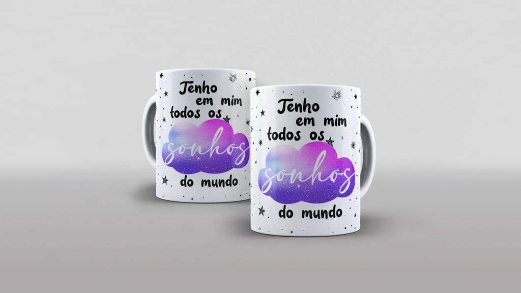 ARTE CANECA - TENHO TODOS OS SONHOS DO MUNDO-3570