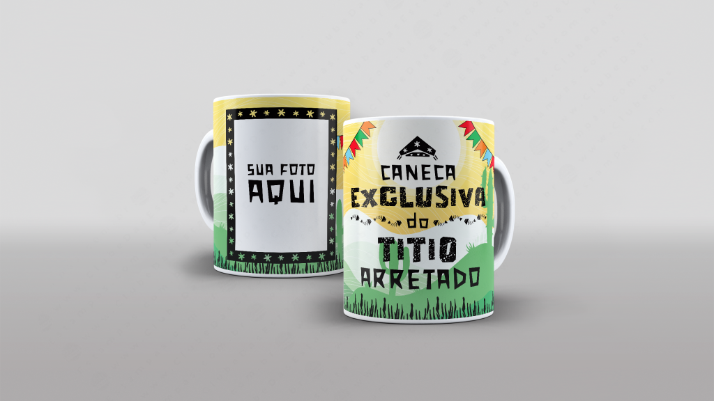 ARTE PARA CANECA TIO - COLEÇÃO FAMÍLIA ARRETADA-3581