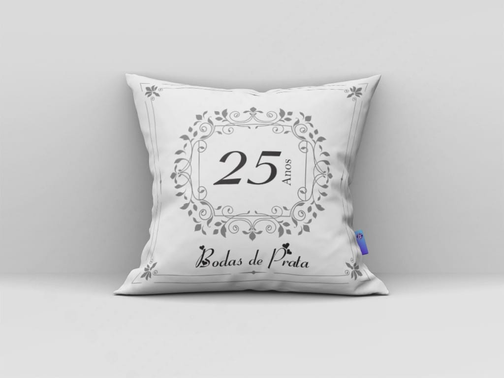ARTE PARA ALMOFADA - BODAS DE PRATA-3641