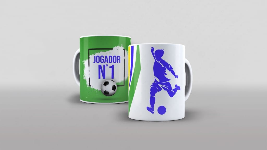 ARTE CANECA - JOGADOR NÚMERO UM-3665