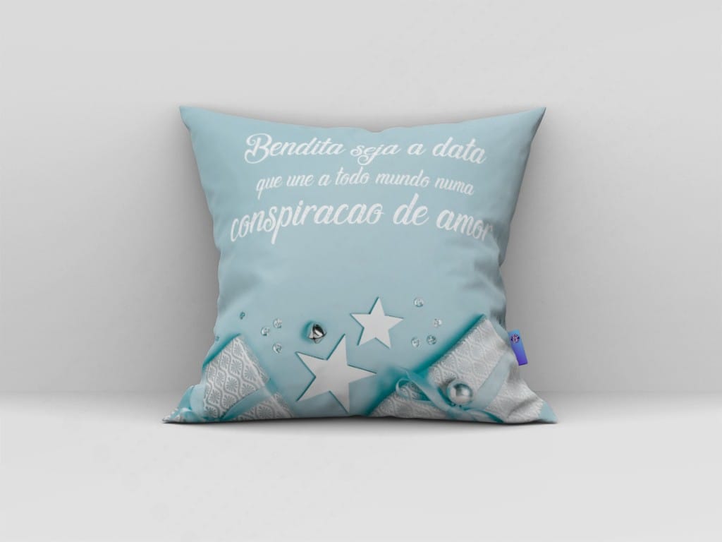 ARTE PARA ALMOFADA - BENDIDA SEJA A DATA-3675