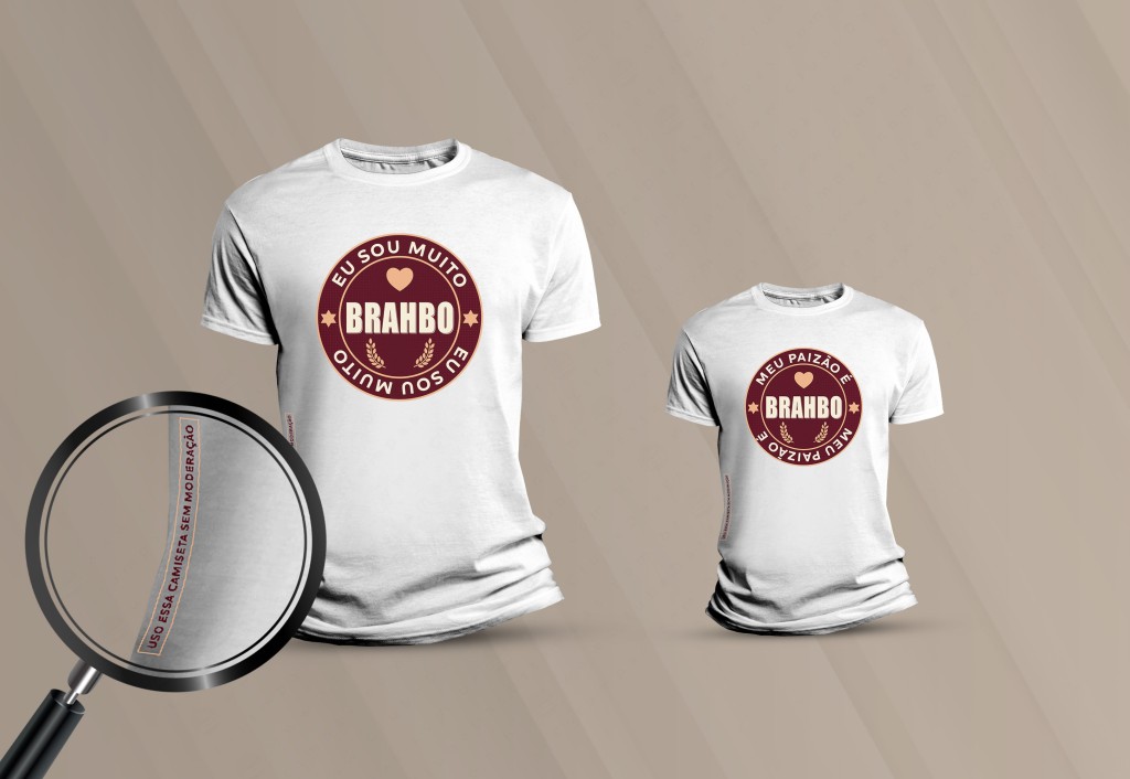 ARTES PARA CAMISETA - MEU PAIZÃO É BRAHBO-3754