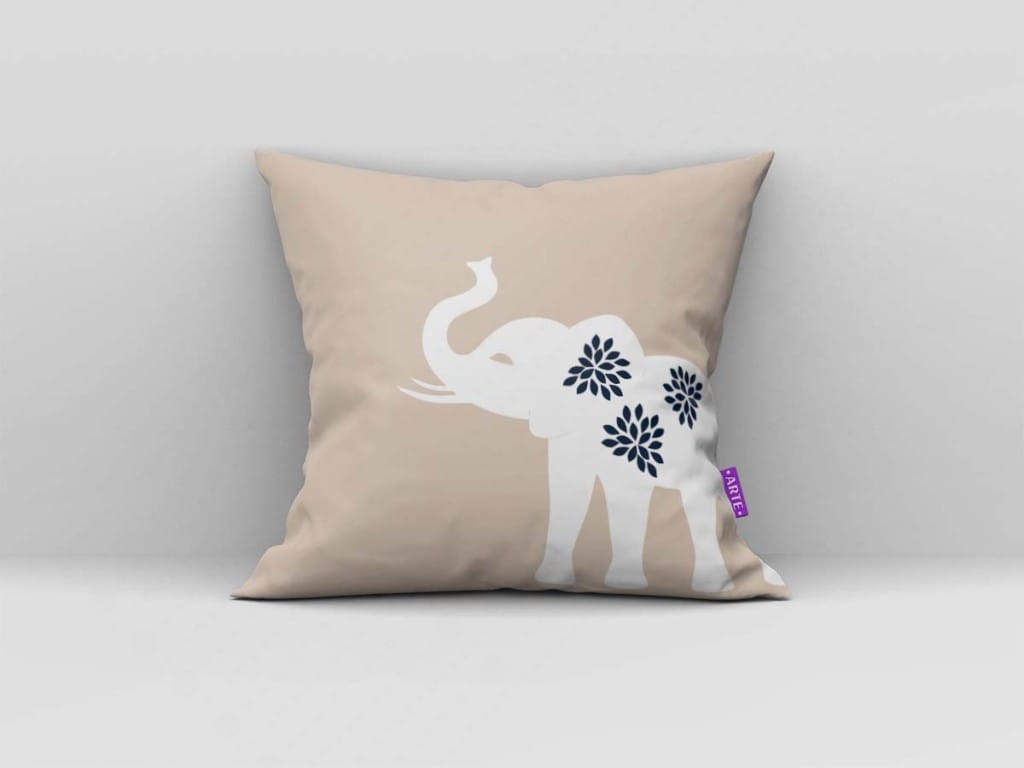 ARTE PARA ALMOFADA DECORATIVAS - ELEFANTE-3973